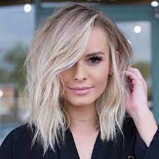 Short Blonde Messy Hair Short Hair Balayage Messy Hairstyles Thick Hair Styles