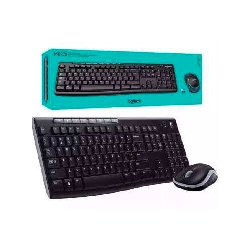 COMBO TECLADO Y MOUSE LOGITECH MK270 INALAMBRICO