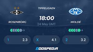 The result at the end of the game seems to be completely open. Rosenborg Molde Live Score Stream Odds Stats News