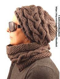 Wool Hat Scarf Set Knitted Hat Scarf Set Womens Winter Knit Etsy Hat And Scarf Sets Scarf Set Cable Knit Hat