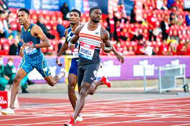 Karsten warholm og øyvind strømmen kjerpeset foto: Diamond League World Athletics