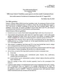 2) which sentence is correct? Unlock 3 0 Guidelines Rules Mha Lockdown Unlock 3 New Guidelines What S Allowed What S Not