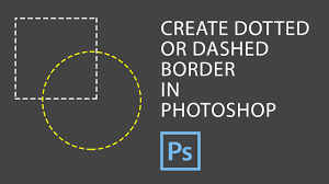 Here's how the new feature works in photoshop cc and. Photoshop How To Create Dotted Border In Photoshop Youtube