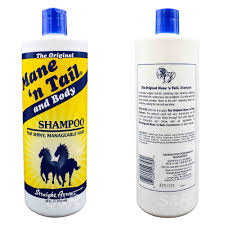 A woman with voluminous hair raving about how mane n tail products helped her grow long, impossibly gorgeous hair in just a few weeks. Mane N Tail The Original Shampoo 946ml
