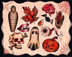 Pin By Liljoy Morgan On Things I Like Halloween Tattoos Traditional Tattoo Tattoo Flash Art