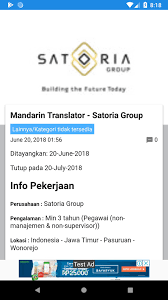 Kami bekerja 8 jam sehari dan menghindari overtime, karena mencintai keseimbangan kerja. Loker Pasuruan Lowongan Kerja Pasuruan Update For Android Apk Download