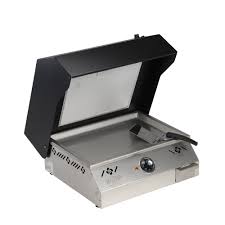 Plancha Electrique Avec Hotte Integree Plaque Inox 45x31 Tom Press