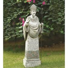 St Patrick Garden Statue 26 5 Garden Statues Irish Garden Statues Garden Figures
