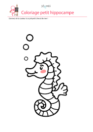Coloriage Petit Hippocampe Coloriage Poisson Coloriage Coloriage Bebe