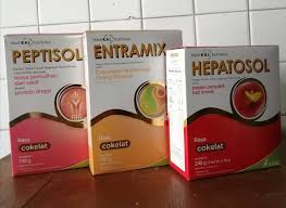 Apotek Nasruhan Susu Kesehatan Hepatosol Buat Yg Pnya Gangguan Fungsi Hati Tp Tdk Untuk Patah Hati Kakakk Dan Susu Peptisol Buat Pasien Dalam Pemulihan Serta Entramix Buat Penambah Nutrisi Biasanya Buat Lansia