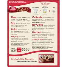 Stir brownie mix, water, oil and eggs in medium bowl until well blended. Betty Crocker Supreme Triple Chunk Brownie Mix Bettycrocker Com