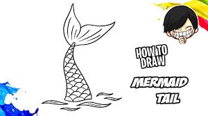 See mermaid tail drawing stock video clips. How To Draw Mermaid Tail Youtube