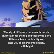 Explore all famous quotations and sayings by all might from my hero academia on anime characters database. The 65 Most Powerful Quotes From My Hero Academia Hero Quotes My Hero Academia Anime Quotes Inspirational