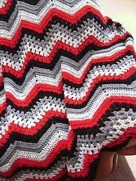 Black And White Chevron Crochet Blanket Red Grey Black White Crochet Blanket Afghan Google Search Crochet Blanket Red Crochet Blanket Grey Crochet Blanket Afghan