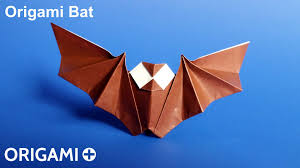 If you have any older kids or teenagers you want to keep entertained make sure to enlist their help and get everyone involved folding them . Origami Bat