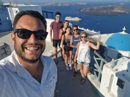 Santorini day tour with Manos and Banos of