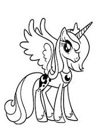 Rekomendasi gambar mewarnai kartun my little pony untuk anak anak. Pendidikan