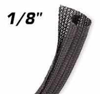 Split Braid Sleeving 3mm (1/8") Black - Motorsport Electronics Limited
