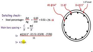 How To Design Circular Reinforced Concrete Column