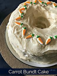 Add the oil and eggs, one at a time. Carrot Bundt Cake Moist Carrot Cake With Cream Cheese Frosting