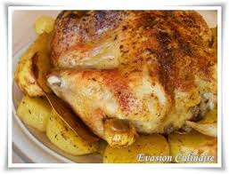 Poulet Au Four Evasion Culinaire Poulet Au Four Cuisson Poulet Poulet