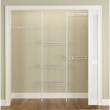 Or select a single unit to fit your reach in closet. Rubbermaid 5 Ft To 8 Ft Adjustable Direct Mount Closet Kit The Home Depot Canada