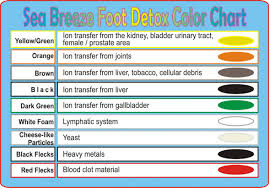 Ionic Foot Detox Ionic Foot Detox Chart