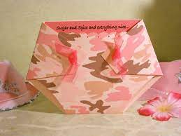 Diaper Shaped Pink Camo Baby Shower Invitation Pink Camo Baby Shower Invitations Camo Baby Shower Invitations Baby Shower Camo
