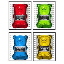Check spelling or type a new query. Amazon Com Gummy Bear Mugshot Set Funny Contemporary Andy Warhol Style Aesthetic Room Decor Wall Decoration Unique Cool Gift For Modern Pop Art Fans Original 8x10 Unframed Poster Picture Print