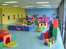 Large Motor Skill Room For Toddlers I Wish I Had A Basement So I Could Have This For My Kids With Images Daycare Decor Daycare Design Daycare Rooms