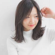 黒髪が好き美容師おすすめのおしゃれミディアムヘアhair