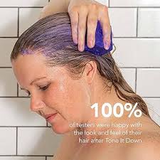 Amazon.com: Ethique Tone it Down 禮物包- 紫色洗髮水適用於金髮和白髮和護髮棒組- 純素、環保、無塑膠、無殘忍6  盎司(約170.1