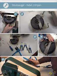 fahnenstecker auf litzenkabel crimpen diybook at crimpen staubsauger stecker