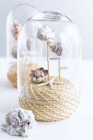 Maritime Deko Unter Der Glashaube Mini Ikea Hack Sinnenrausch Der Kreative Diy Blog Fur Wohnsinnige Und Selbermacher Maritime Deko Deko Glashaube
