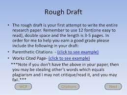 Rough drafts of the memoir were due today, november 16th. Draft For Research Paper Example Example Of A Rough Draft Research Paper Term Paper Writer Service