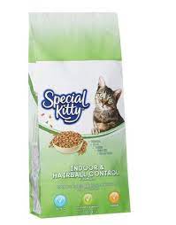 Special Kitty Indoor Hairball Control Dry Cat Food 4kg Dry Cat Food Cat Food Grain Free Cat Food