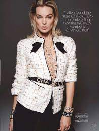 Maybe you would like to learn more about one of these? Margot Robbie Poses In Chanel Lensed By Liz Collins For Elle Australia May 2019 Anne Of Carversville Fashion Chanel Tweed Jacket Editorial Fashion
