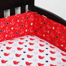 Crib bumpers are padded blankets that can be placed inside a crib, to prevent a baby's limbs from the number of infant deaths linked to crib bumpers has increased in recent years, according to a. Mlb Boston Red Sox Crib Bedding Set Baseball Quilt Bumper