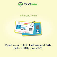 Aadhar Pan Linking In 2020 Pan Link Last Date
