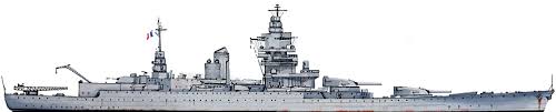 The dunkerque class was a new type of warship of the french navy built during the 1930s, labeled as 'fast battleships'. Dunkerque Class Battleships 1935