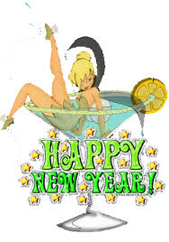 Tinkerbell Happy New Year Years Eve Sylvester Tink Faery Fairy Cute Martini Prost Cheers Disney Fairies Tinkerbell Wallpaper Tinkerbell Disney
