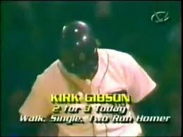 Kirk Gibson 1984 World Series Homerun 1984 World Series Kirk Gibson World Series