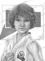Buy ORIGINAL Portrait of Shawn Weston Thacker Aka Logan From the Cobra Kai  Series Online in India