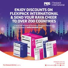 In other words, the online tracking feature for flexipack international is optional and comes with a premium. Pos Malaysia Berhad A Twitter Enjoy Discounts On Flexipack International Send Your Raya Cheer To Over 200 Countries