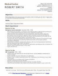 We created a benchmark medical scribe cover letter example so as not to remain unfounded. Medical Scribe Resume Samples Qwikresume