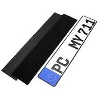High Quality Water Proof Frameless Licence Plate Holder Hook and Loop  Number Plate Holder