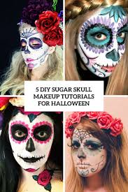 5 diy sugar skull makeup tutorials for