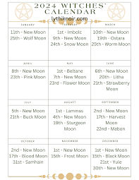 2024 Witches Calendar: Free Download — The Lythik Noir Collective