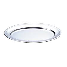 Plat Ovale Inox Service Et Plateau Fruits De Mer 53 X 36 Cm Artame La Casserolerie