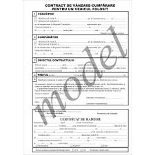 Formular Contract Vanzare Cumparare Auto Baia Mare Kalliope Inter Coms S R L Id 95966